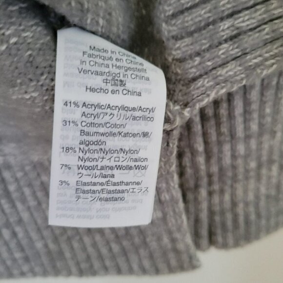 J.crew mercantilelike New gray turtle neck sweayer - Picture 6 of 7